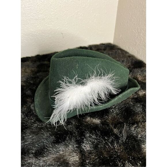 Faustmann WOOL Hat Green fedora lodenhut Oktoberfest 61 - Picture 1 of 6